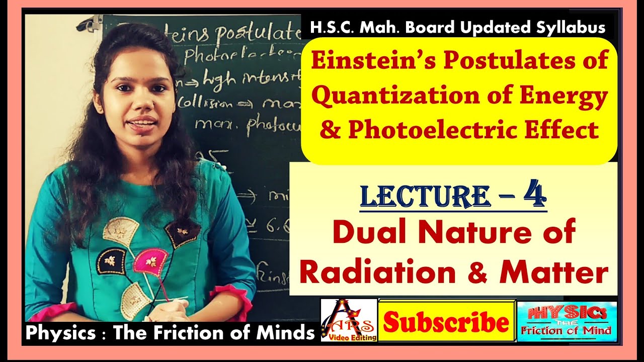 Dual Nature of Radiation and Matter : Lect - 4 - YouTube