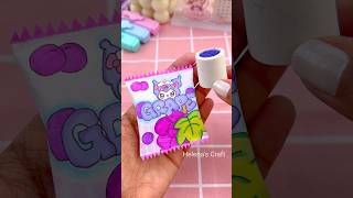 DIY miniature craft #shorts #miniature #miniaturecrafts #miniatureworld #youtubeshorts #craft #diy