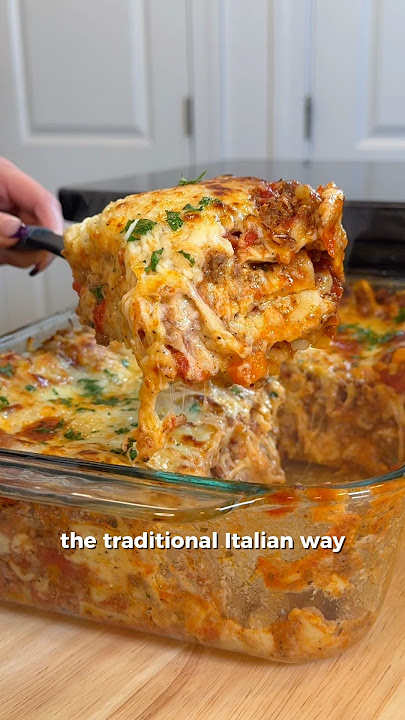 The BEST Way to Make Lasagna