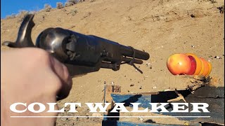 Uberti 1847 Walker: Fruit Annihilator (Slow Motion!)
