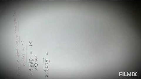 Finding square root of numbers with unit digit as 5