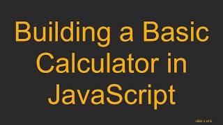 Building a Basic Calculator in JavaScript screenshot 4