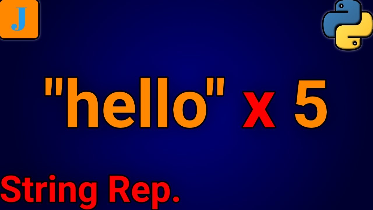 Write A Program To Print Hello 5 Times In Python | String Repetition ...