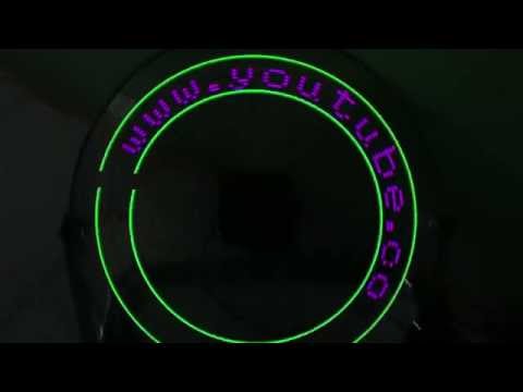 LETRERO PROPELLER RGB BLUETOOTH EN UN VENTILADOR
