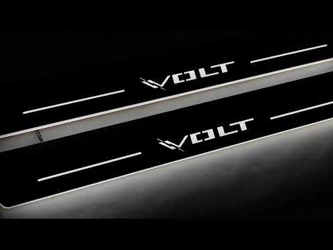 Накладки на пороги с подсветкой для Chevrolet Lanos (2002-2017), видео 1