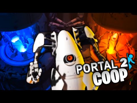 Portal 2 Coop Playthrough Part 2 - The Power of Teamwork