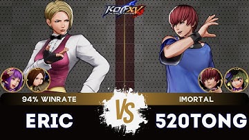 KOF XV ▰ ERIC (Whip/Athena/King) 🆚 520TONG (O.Chris/Sylvie/Chris)🎞️Replay Match - 11/25
