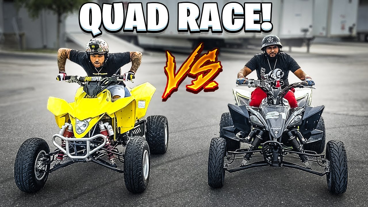 THE BIGGEST QUAD RACE LTZ400 VS YFZ450R ! BRAAP VLOGS YouTube