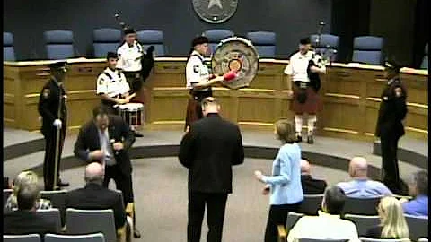 Fire Chief David Coatney Badge Pinning Ceremony