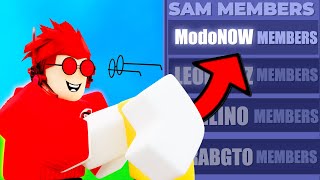 Recruiting TOP Leaderboard PROS To SAM Clan.. (Roblox Bedwars)