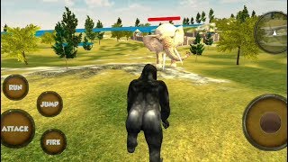 Gorilla Simulator - Gorilla Sim Dino Game | Gorilla Vs Elephant - Best Animal Android GamePlay screenshot 2