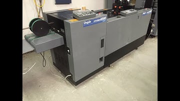 DUPLO 4000 COLLATOR BOOKLETMAKER TEST RUN BY LCE GRAPHICS
