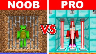 Minecraft NOOB vs PRO: SAFEST SECURITY PRISON BUILD CHALLENGE screenshot 5