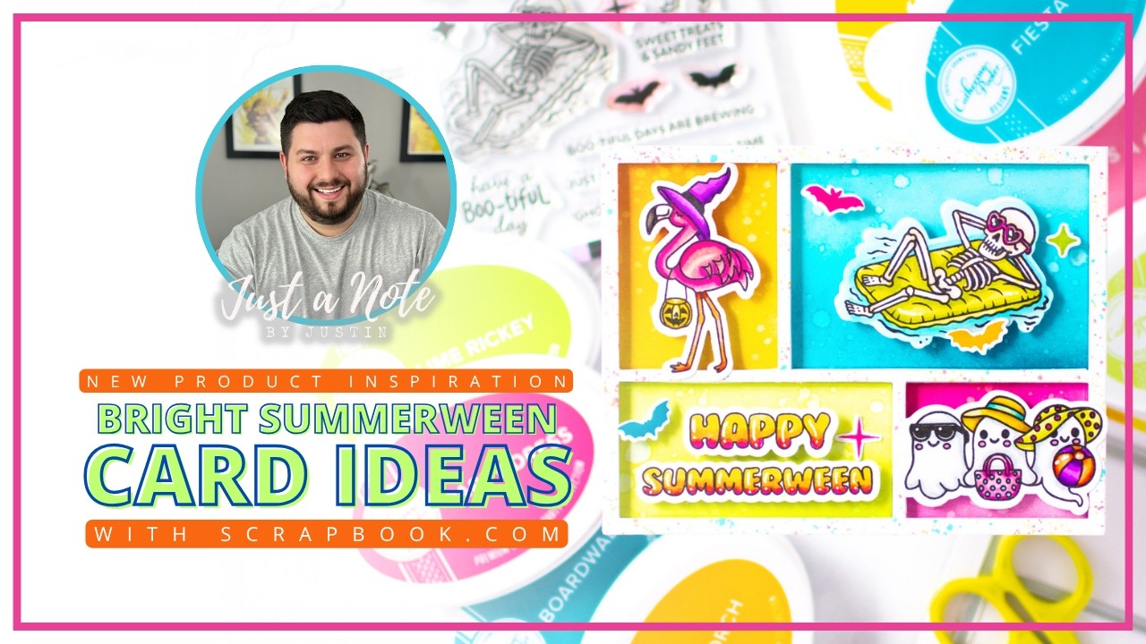 Scrapbook.com Happy Summerween Stamp & Coordinating Die Set
