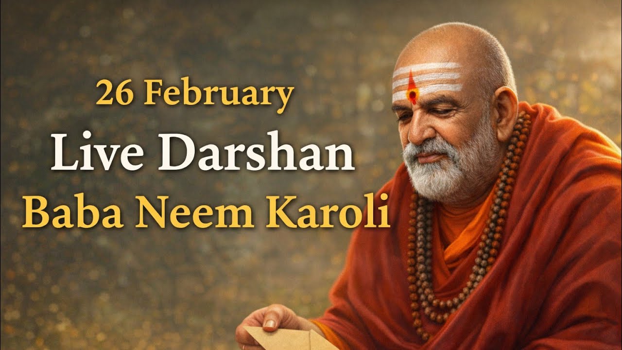 26 February Live Darshan 🙏 बाबा नीम करौली का दिव्य दर्शन | Neem Karoli Baba Live!