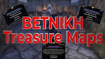 Where to find Betnikh Treasure Map 1 and 2! ESO Treasure map 2020 (Armor of the Trainee set)