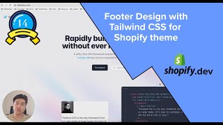 15 - Footer Design with Tailwind CSS for Shopify theme