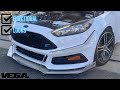 Vega Modified Focus ST Front Splitter Install (So aggressive and functional)