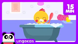 Bathroom Routines + Daily Routines Songs for Kids & Nursery Rhymes | Lingokids