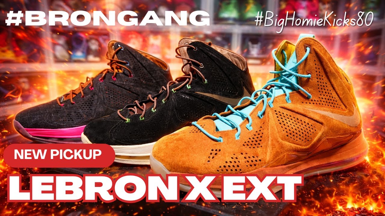 Lebron X EXT Pack - Almost Complete - New Pickup