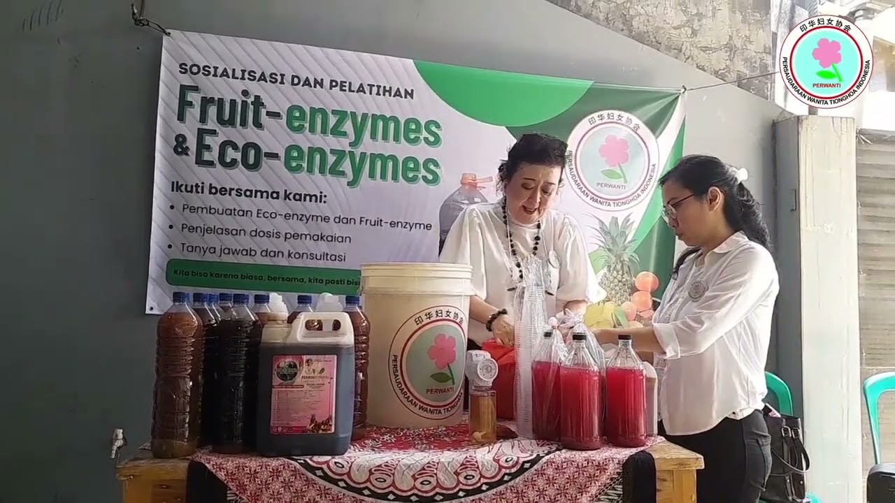 PELATIHAN ECO ENZYME dan FRUITS ENZYMES di PROPINSI BANTEN.