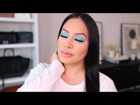 Electric Blue Makeup Tutorial | RositaApplebum 2022  @RositaApplebum