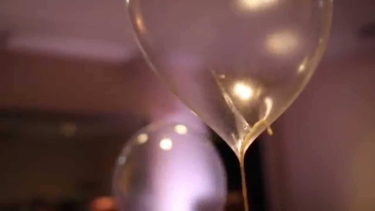 Alinea Helium Balloon dessert with green apple taffy by Chef Grant