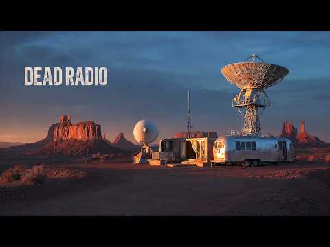 DEAD RADIO — Desert Research Outpost | Relaxing Sci-Fi Ambient Music for Focus | Day & Night | 4K