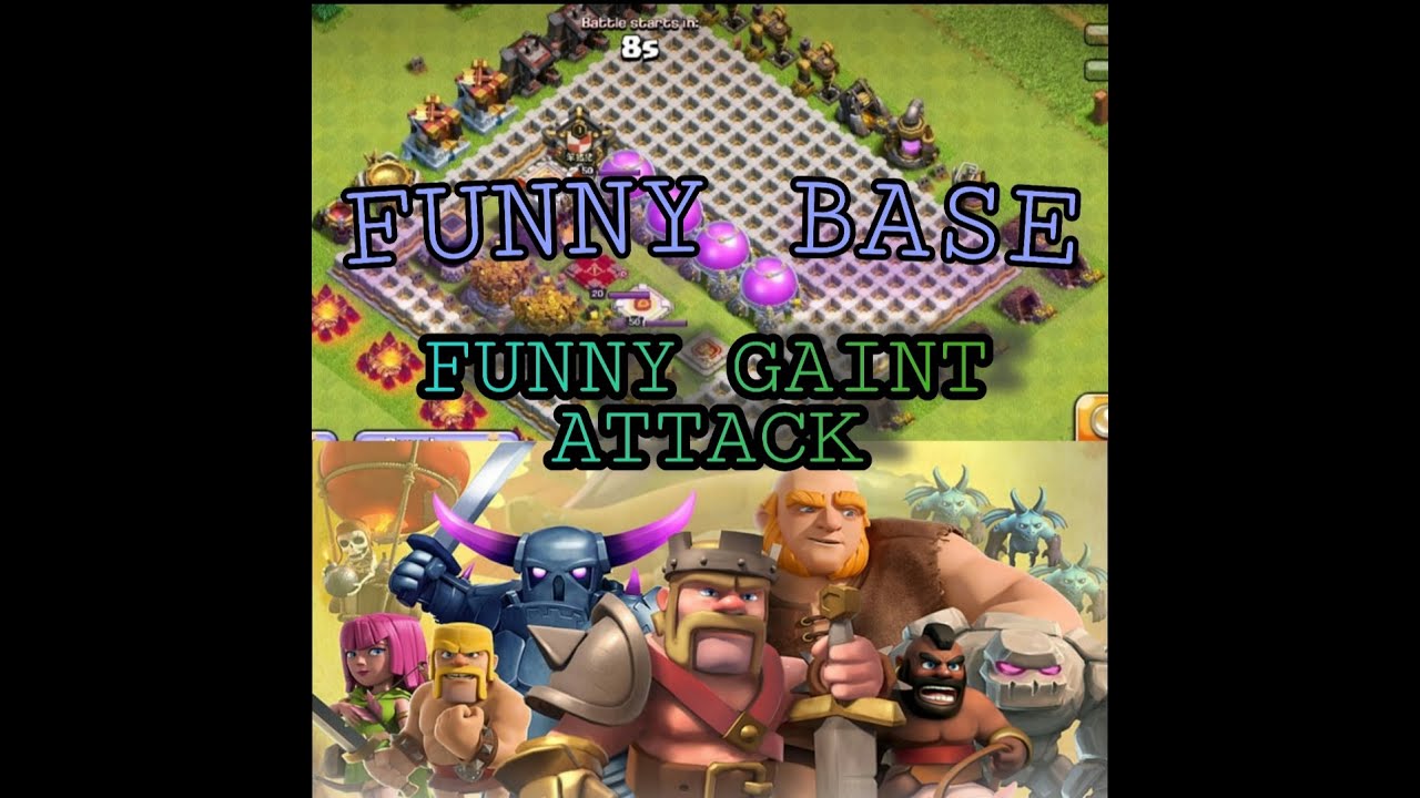 clash of clan funny base attack |😲😲😲| MIX GAMER HD | CLASH OF CLAN |
