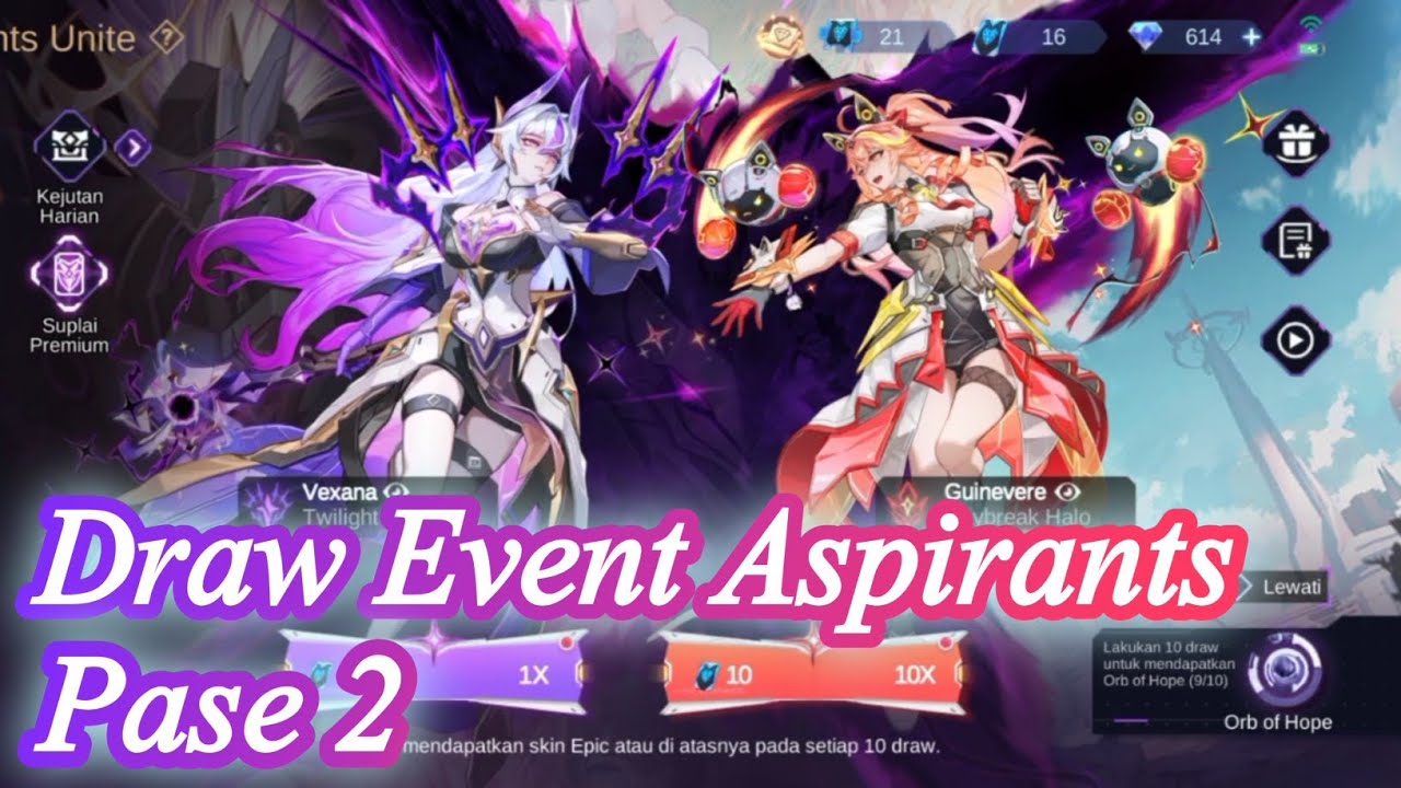 DRAW EVENT ASPIRANTS PASE 2!!! HOKI BANGET!! 