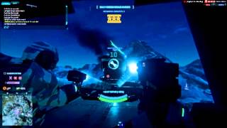 Planetside 2: Spear Phalanx Turret (Anti-Vehicle Turret) Gameplay (Speed x4)