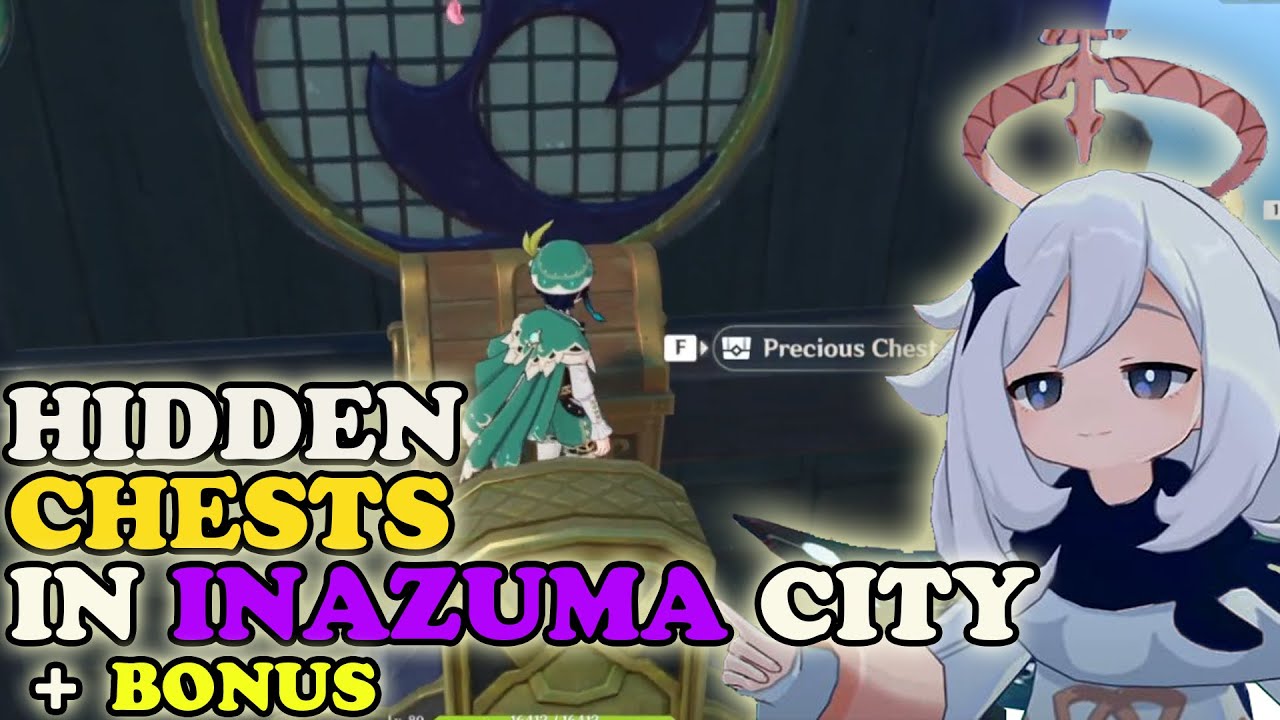 HIDDEN CHESTS In Inazuma City Genshin Impact YouTube