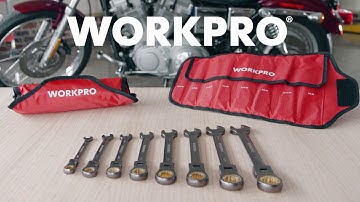 WORKPRO® Tools 8PC Flex Head Ratcheting Wrench Set