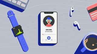 Smartphone Music Visualizer || Copyright Free Audio Spectrum Intro Outro