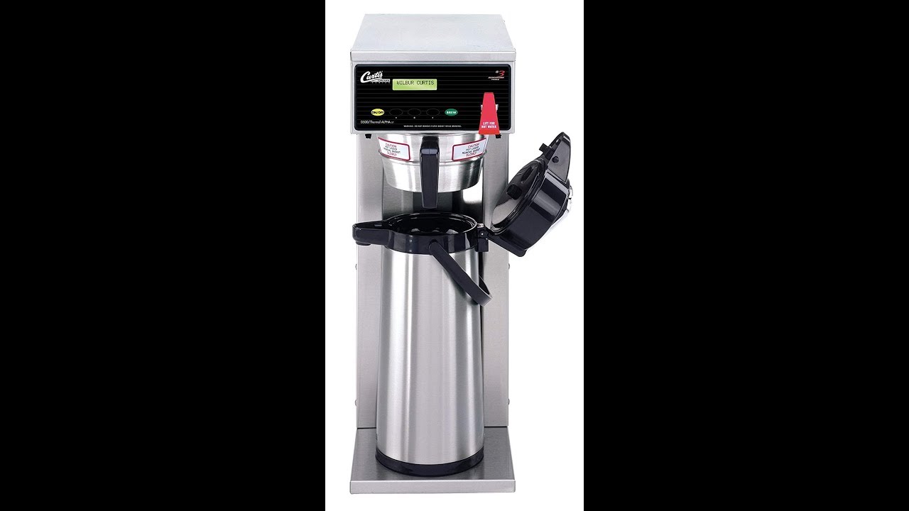 Curtis D500GT12A000 Automatic Airpot Coffee Brewer with Digital Controls -  120V