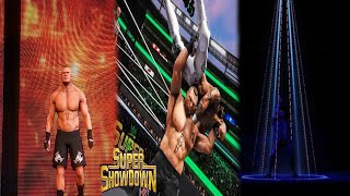 WWE 2K20 Super ShowDown 2020 Brock Lesnar Vs Ricochet | WWE SUPER SHOW-DOWN Highlighs HD
