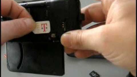 G1 Android Sim Card change - t-mobile google phone