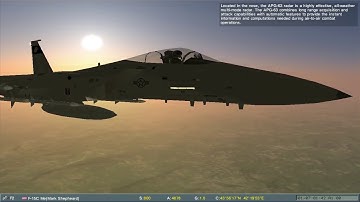 Lock-On F -15C training 02 - AN/APG-63 Pulse Doppler Radar