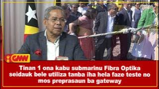 Tinan 1 ona kabu submarinu Fibra Optika seidauk bele utiliza tanba iha hela faze teste no mos ...
