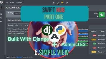 Create Your First Django View | Django Project Management System with AdminLTE 3 (Part 1.5)