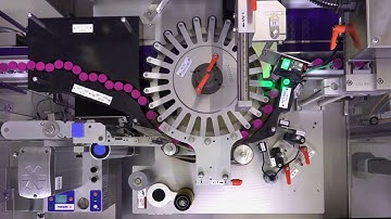 HERMA Rundum-Etikettierer 132M HC / Wrap-around labeler 132M HC - Vials