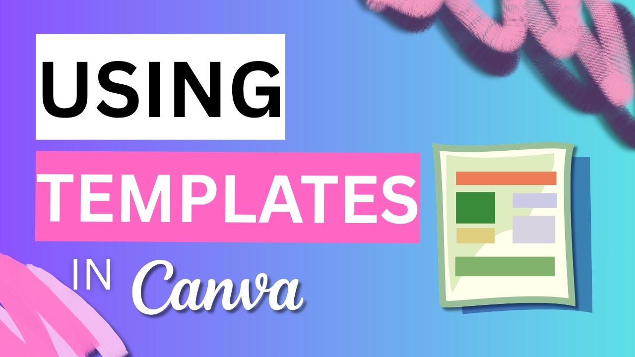 How to Use Canva Templates - YouTube