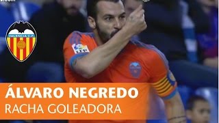 VALENCIA CF: La racha goleadora de Álvaro Negredo