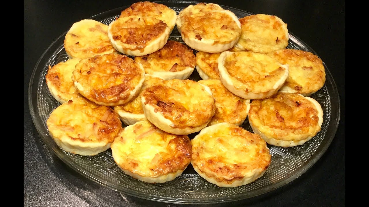 LES MINI QUICHES LORRAINES