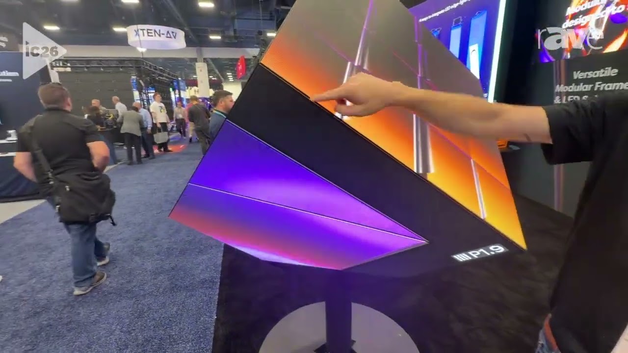 InfoComm 2026: Aluvision Showcases Hi-LED 55 3D Diamond Tile Structure