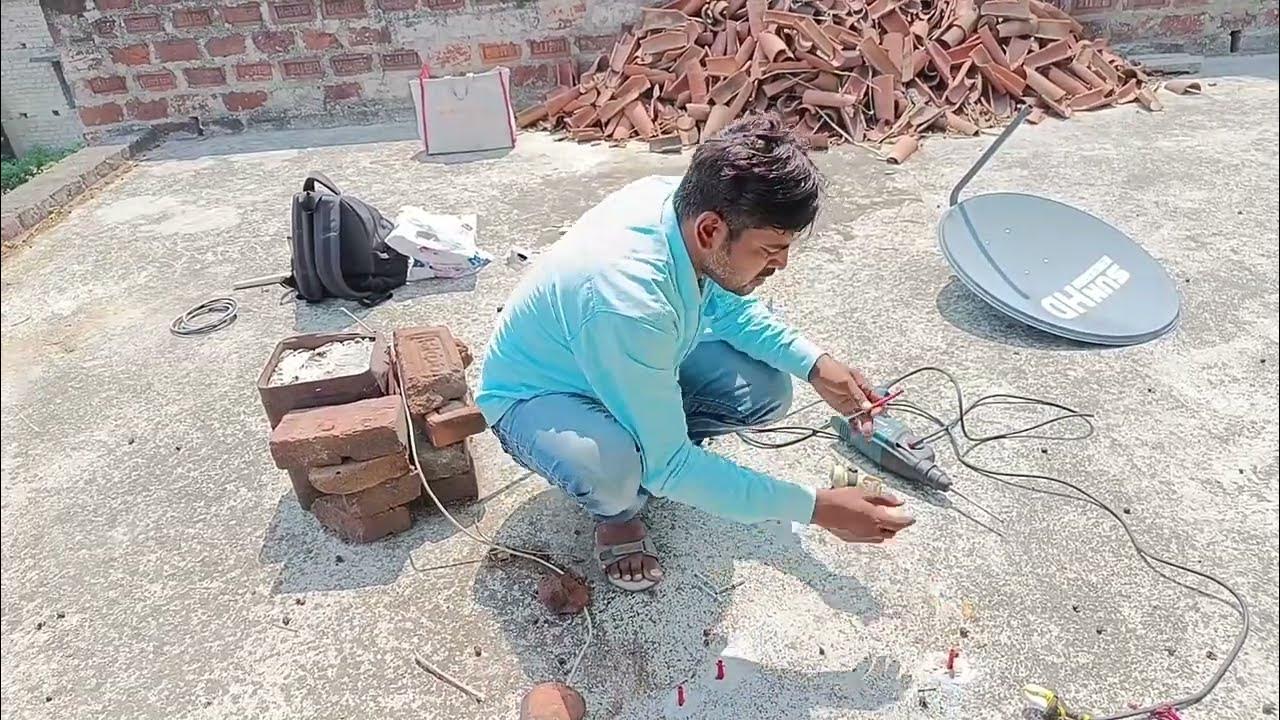 DD Free dish signal setting 2023sun HD Antina fittingNO signal