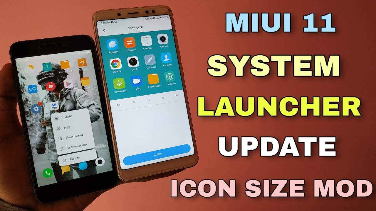 MIUI 11 System Launcher New Update | Icon Size Features & 3D Touch | App Drawer?