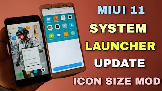 MIUI 11 System Launcher New Update | Icon Size Features & 3D Touch | App Drawer? screenshot 3