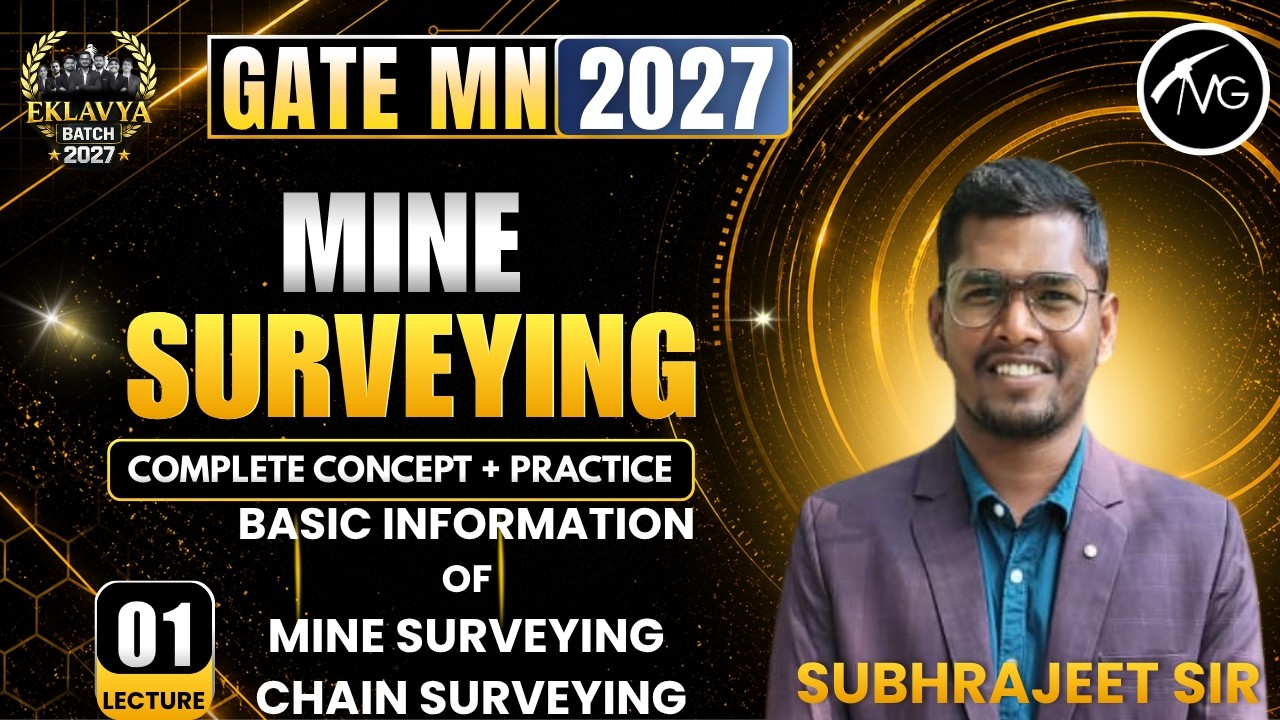 BASIC INFORMATION OF MINE SURVEYING & CHAIN SURVEYING | GATE MN 2027 ...