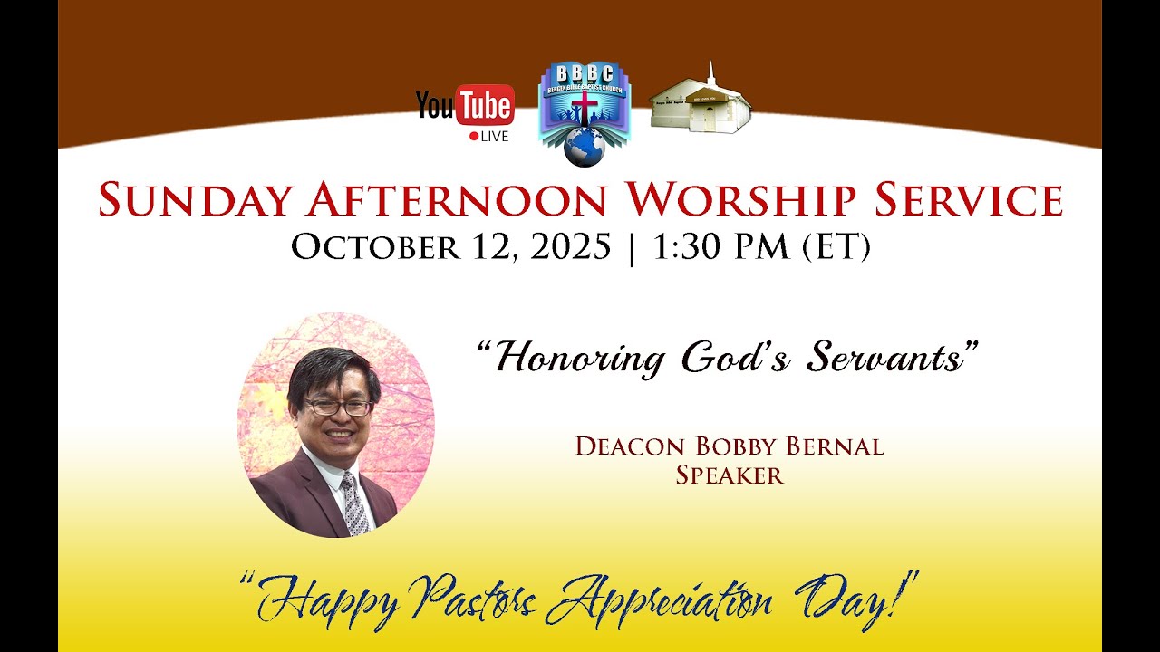 10.12.25 Pastors Appreciation Day - YouTube
